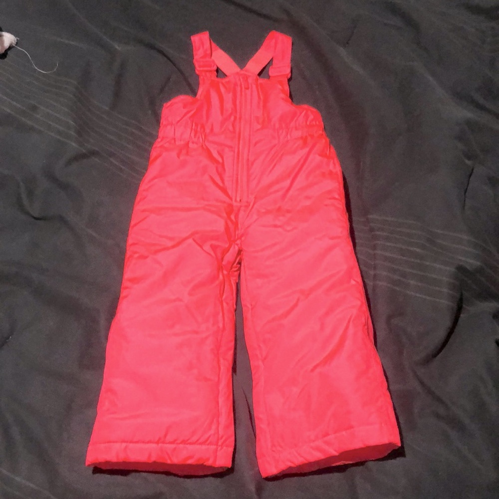 Gap hot pink snow pants